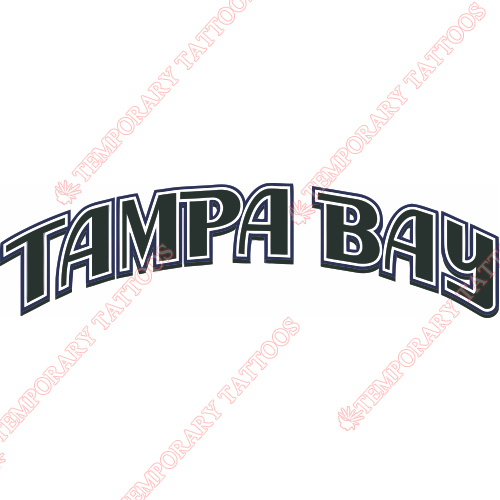 Tampa Bay Rays Customize Temporary Tattoos Stickers NO.1953